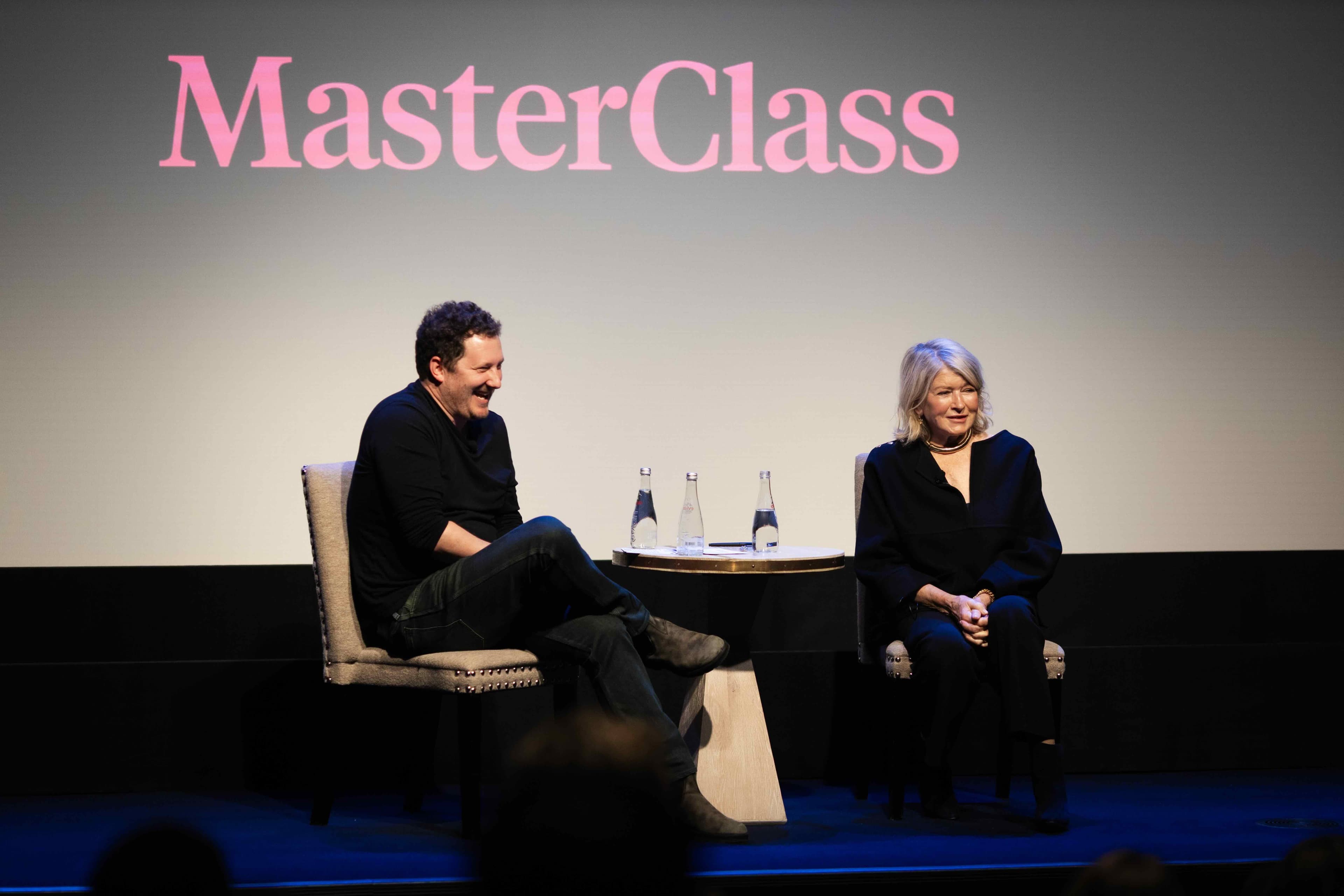 David Rogier in conversation with Martha Stewart